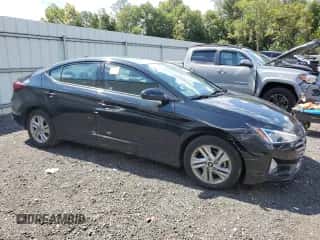 2020 Hyundai Elantra SEL with VIN 5NPD84LF8LH548398, listed as a Copart auction lot 80329355 with 46,372 mi miles and Salvage title. Bid and sale history available at DreamBid. Image 4.