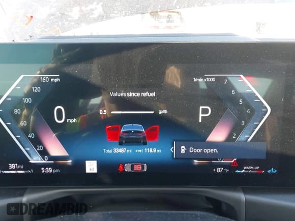 ✅ 2023 BMW 3 Series 330i • VIN: 3MW69FF08P8D42058 • Lot: 43630066. Listed on IAAI with 33,487 mi. Free auction sales archive from the USA and detailed vehicle history report at DreamBid. Image 7.