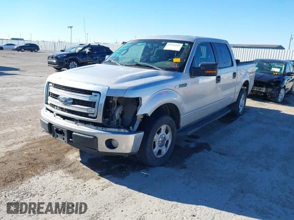 ✅ 2014 Ford F-150 XL • VIN: 1FTEW1CM6EKE26621 • Lot: 43555511. Listed on IAAI with 159,494 mi. Free auction sales archive from the USA and detailed vehicle history report at DreamBid. Image 2.