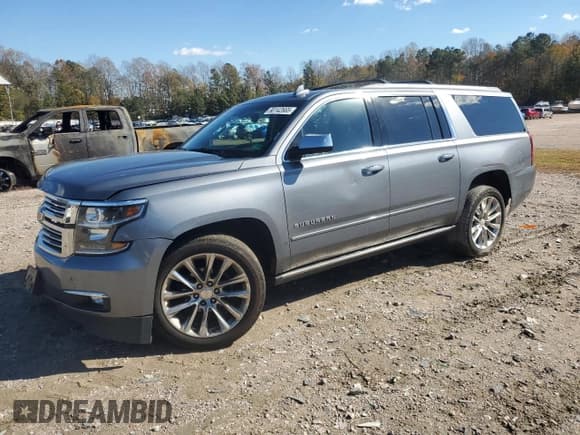 ✅ 2019 Chevrolet Suburban Premier • VIN: 1GNSKJKJ3KR291615 • Lot: 90142665. Wystawiony na Copart z przebiegiem 130 860 mil. Bezpłatny archiwum sprzedaży aukcyjnych z USA i szczegółowy raport historii pojazdu na DreamBid. Zdjęcie 1.