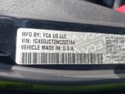 ✅ 2022 Dodge Durango R/T • VIN: 1C4SDJCT2NC222764 • Lot: 41894141. Listed on IAAI with 36,929 mi. Free auction sales archive from the USA and detailed vehicle history report at DreamBid. Image 9.