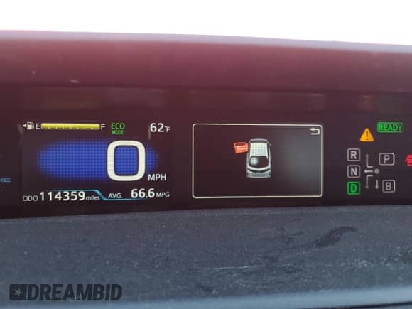 2017 Toyota Prius Plus с VIN JTDKARFP2H3041884, выставлен на аукционе Copart как лот 86274725 с пробегом 114 359 миль миль и Списание • Salvage title. История ставок и продаж доступна на DreamBid. Изображение 9.