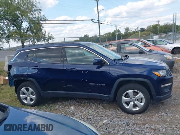 ✅ 2021 Jeep Compass Latitude • VIN: 3C4NJDBB8MT598937 • Lot: 43163444. Listed on IAAI with 95,894 mi. Free auction sales archive from the USA and detailed vehicle history report at DreamBid. Image 13.