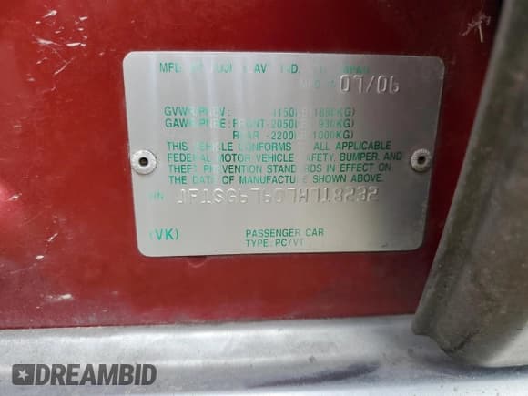 ✅ 2007 Subaru Forester X L.L. Bean • VIN: JF1SG67607H718232 • Lot: 69377505. Listed on Copart with 182,019 mi. Free auction sales archive from the USA and detailed vehicle history report at DreamBid. Image 13.