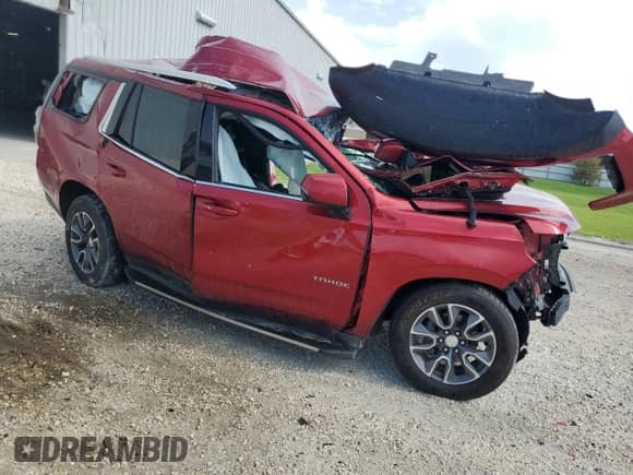 2021 Chevrolet Tahoe LT с VIN 1GNSCNKD1MR311183, выставлен на аукционе Copart как лот 64672865 с пробегом Не указан миль и Чистый • Clean title. История ставок и продаж доступна на DreamBid. Изображение 4.