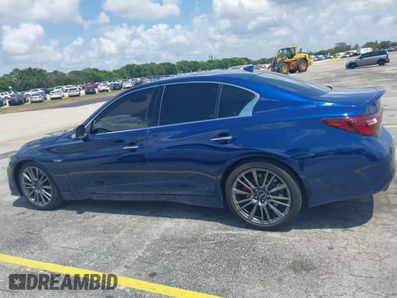✅ 2019 Infiniti Q50 Red Sport 400 • VIN: JN1FV7AP7KM760070 • Lot: 42199415. Listed on IAAI with 79,528 mi. Free auction sales archive from the USA and detailed vehicle history report at DreamBid. Image 14.