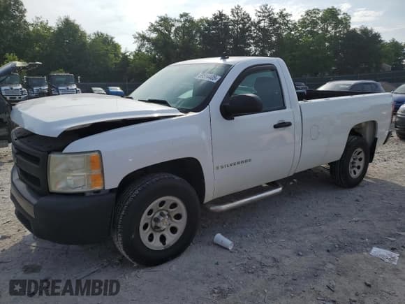 ✅ 2008 Chevrolet Silverado 1500 Work Truck • VIN: 1GCEC14048Z321785 • Lot: 59514405. Listed on Copart with 157,403 mi. Free auction sales archive from the USA and detailed vehicle history report at DreamBid. Image 1.