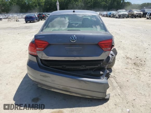 ✅ 2012 Volkswagen Passat S • VIN: 1VWAH7A37CC067029 • Lot: 53512515. Listed on Copart with 141,958 mi. Free auction sales archive from the USA and detailed vehicle history report at DreamBid. Image 6.