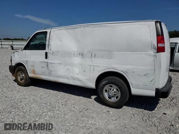 ✅ 2021 Chevrolet Express Cargo • VIN: 1GCWGAF77M1159386 • Lot: 80967735. Listed on Copart with 75,761 mi. Free auction sales archive from the USA and detailed vehicle history report at DreamBid. Image 2.