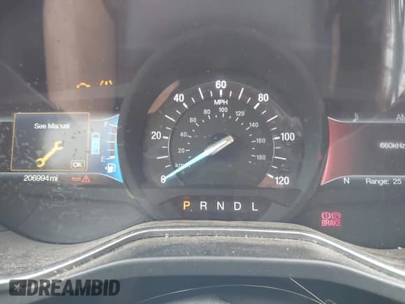 ✅ 2017 Ford Fusion Hybrid Titanium • VIN: 3FA6P0RU4HR388525 • Lot: 43136734. Wystawiony na IAAI z przebiegiem 206 994 mil. Bezpłatny archiwum sprzedaży aukcyjnych z USA i szczegółowy raport historii pojazdu na DreamBid. Zdjęcie 7.