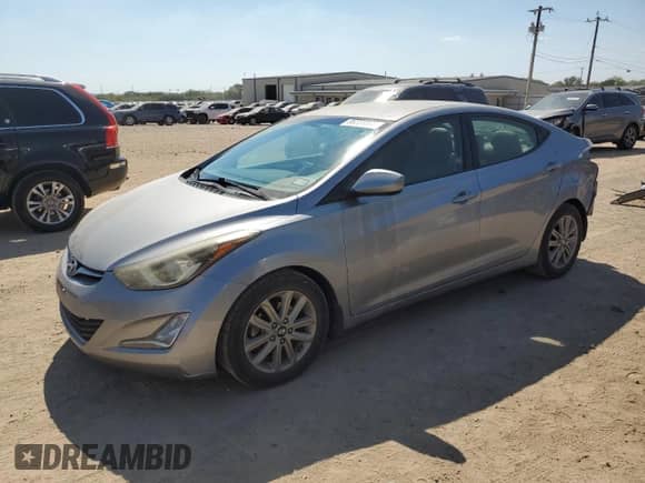 2016 Hyundai Elantra SE with VIN 5NPDH4AE4GH683913, listed as a Copart auction lot 86231585 with 150,626 mi miles and Salvage title. Bid and sale history available at DreamBid. Image 1.