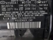 ✅ 2017 Hyundai Ioniq SEL • VIN: KMHC75LC6HU019776 • Lot: 41558106. Wystawiony na IAAI z przebiegiem Nie podano. Bezpłatny archiwum sprzedaży aukcyjnych z USA i szczegółowy raport historii pojazdu na DreamBid. Zdjęcie 9.