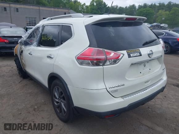 ✅ 2016 Nissan Rogue SV • VIN: 5N1AT2MV4GC910882 • Lot: 42362829. Listed on IAAI with Not provided. Free auction sales archive from the USA and detailed vehicle history report at DreamBid. Image 3.