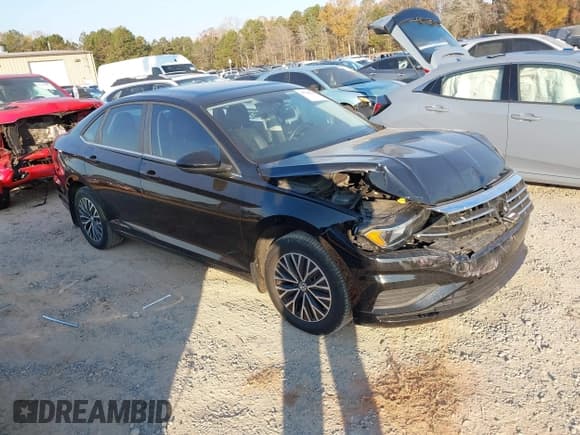 ✅ 2019 Volkswagen Jetta S • VIN: 3VWC57BU9KM188408 • Lot: 43741543. Listed on IAAI with 78,349 mi. Free auction sales archive from the USA and detailed vehicle history report at DreamBid. Image 1.