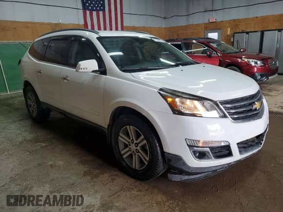 2017 Chevrolet Traverse LT z VIN 1GNKVHKDXHJ196941, wystawiony jako Copart lot #67199035 z przebiegiem 143 548 mil mil oraz Czysty tytuł • Clean title. Historia ofert i sprzedaży dostępna na DreamBid. Obrazek 4.