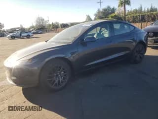 ✅ 2025 Tesla Model 3 Long Range • VIN: 5YJ3E1EA0SF046180 • Lot: 91484675. Listed on Copart with 2,556 mi. Free auction sales archive from the USA and detailed vehicle history report at DreamBid. Image 1.