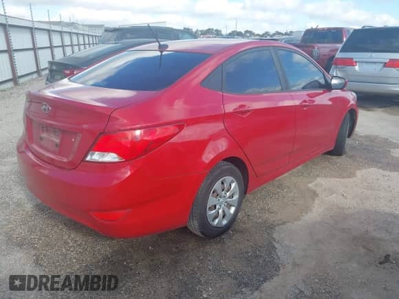 2016 Hyundai Accent SE with VIN KMHCT4AE9GU166165, listed as a IAAI auction lot 43471695 with 79,534 mi miles and . Bid and sale history available at DreamBid. Image 4.