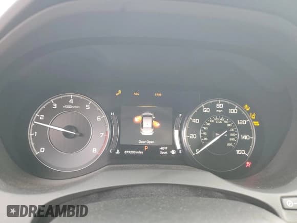 ✅ 2020 Acura RDX Advance • VIN: 5J8TC2H7XLL016471 • Lot: 60913445. Listed on Copart with 79,203 mi. Free auction sales archive from the USA and detailed vehicle history report at DreamBid. Image 9.