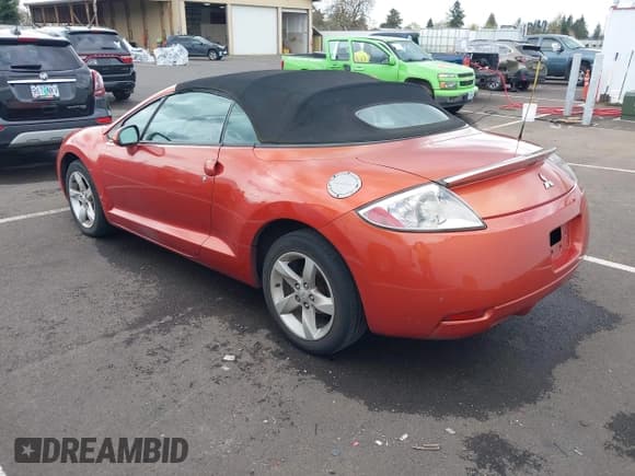✅ 2007 Mitsubishi Eclipse GS • VIN: 4A3AL25F97E055304 • Lot: 41911604. Listed on IAAI with 139,943 mi. Free auction sales archive from the USA and detailed vehicle history report at DreamBid. Image 3.