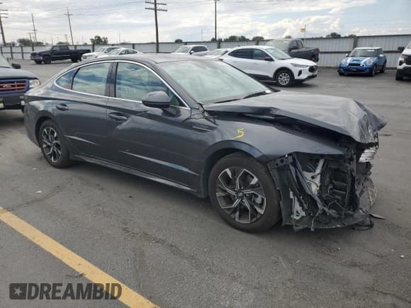 ✅ 2024 Hyundai Sonata SEL • VIN: KMHL64JA4RA366458 • Lot: 80395455. Listed on Copart with 17,089 mi. Free auction sales archive from the USA and detailed vehicle history report at DreamBid. Image 4.