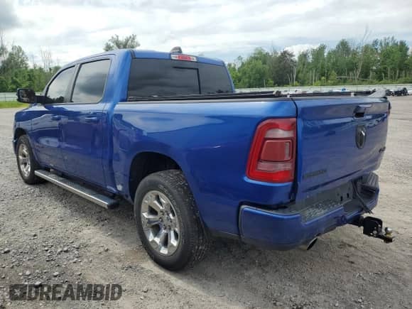 2019 Ram 1500 Big Horn with VIN 1C6SRFFT2KN689409, listed as a Copart auction lot 63072805 with 84,958 mi miles and Non repairable. Bid and sale history available at DreamBid. Image 2.