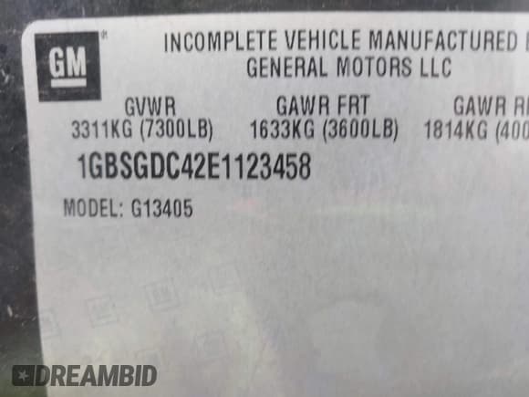 ✅ 2014 Chevrolet Express Cargo Upfitter • VIN: 1GBSGDC42E1123458 • Lot: 43742144. Listed on IAAI with 165,786 mi. Free auction sales archive from the USA and detailed vehicle history report at DreamBid. Image 9.