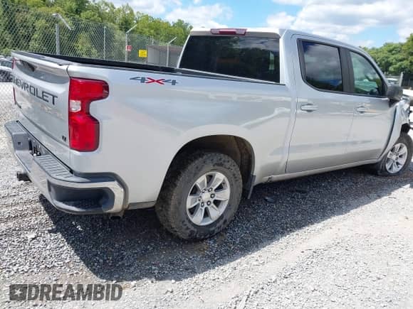 2021 Chevrolet Silverado 1500 LT z VIN 1GCPYDEK3MZ118697, wystawiony jako IAAI lot #43032451 z przebiegiem 59 529 mil mil oraz . Historia ofert i sprzedaży dostępna na DreamBid. Obrazek 4.