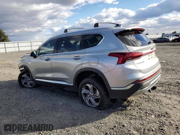 ✅ 2022 Hyundai Santa Fe SEL • VIN: 5NMS2DAJ8NH409355 • Lot: 82594975. Listed on Copart with 33,651 mi. Free auction sales archive from the USA and detailed vehicle history report at DreamBid. Image 2.