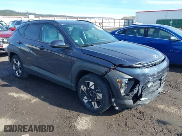 2024 Hyundai Kona SEL with VIN KM8HB3ABXRU184590, listed as a IAAI auction lot 41701589 with 10,063 mi miles and . Bid and sale history available at DreamBid. Image 1.