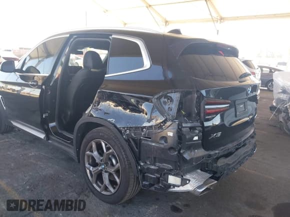 ✅ 2022 BMW X3 sDrive30i • VIN: 5UX43DP01N9M26206 • Lot: 43578065. Listed on IAAI with 53,468 mi. Free auction sales archive from the USA and detailed vehicle history report at DreamBid. Image 6.