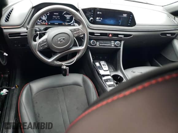 2022 Hyundai Sonata Sport с VIN 5NPEJ4J2XNH139556, выставлен на аукционе Copart как лот 64955584 с пробегом 39 812 миль миль и Списание • Salvage title. История ставок и продаж доступна на DreamBid. Изображение 8.