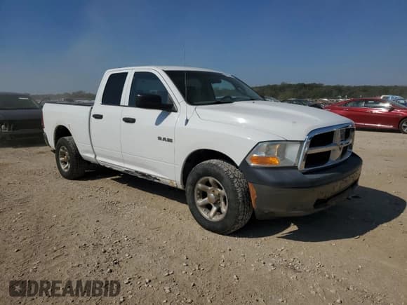 ✅ 2010 Dodge 1500 SLT • VIN: 1D7RV1GP1AS183843 • Lot: 85135565. Listed on Copart with 157,878 mi. Free auction sales archive from the USA and detailed vehicle history report at DreamBid. Image 4.