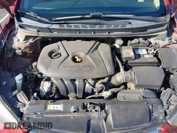 2013 Hyundai Elantra GLS z VIN 5NPDH4AE9DH365524, wystawiony jako IAAI lot #43351615 z przebiegiem 121 616 mil mil oraz . Historia ofert i sprzedaży dostępna na DreamBid. Obrazek 10.