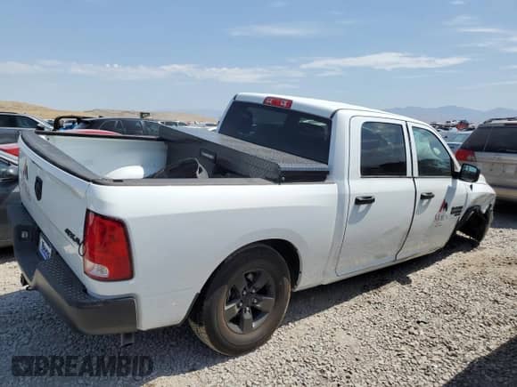 2023 Ram 1500 Tradesman z VIN 3C6RR7KG4PG668123, wystawiony jako Copart lot #63094965 z przebiegiem 21 038 mil mil oraz Szkoda całkowita • Salvage title. Historia ofert i sprzedaży dostępna na DreamBid. Obrazek 3.