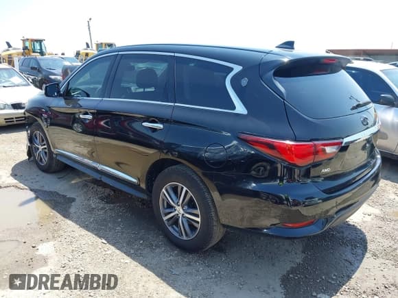 ✅ 2020 Infiniti QX60 Luxe • VIN: 5N1DL0MM9LC516314 • Lot: 42211223. Listed on IAAI with 112,796 mi. Free auction sales archive from the USA and detailed vehicle history report at DreamBid. Image 3.