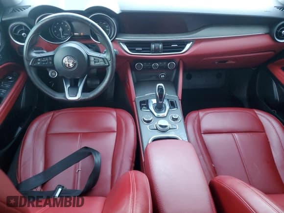 ✅ 2021 Alfa Romeo Stelvio Ti • VIN: ZASPAKBN6M7D05118 • Lot: 85512175. Listed on Copart with Not provided. Free auction sales archive from the USA and detailed vehicle history report at DreamBid. Image 8.