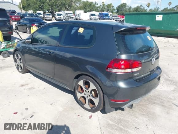 ✅ 2010 Volkswagen Golf GTI • VIN: WVWEV7AJ4AW394267 • Lot: 42617187. Listed on IAAI with Not provided. Free auction sales archive from the USA and detailed vehicle history report at DreamBid. Image 3.