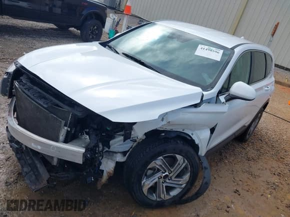 ✅ 2022 Hyundai Santa Fe SE • VIN: 5NMS14AJ9NH442383 • Lot: 41498596. Listed on IAAI with Not provided. Free auction sales archive from the USA and detailed vehicle history report at DreamBid. Image 2.