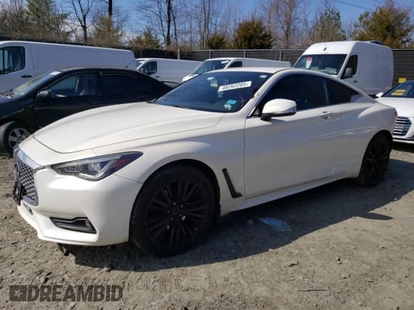✅ 2017 Infiniti Q60 Premium • VIN: JN1EV7EL4HM551316 • Lot: 48262205. Wystawiony na Copart z przebiegiem 83 261 mil. Bezpłatny archiwum sprzedaży aukcyjnych z USA i szczegółowy raport historii pojazdu na DreamBid. Zdjęcie 1.