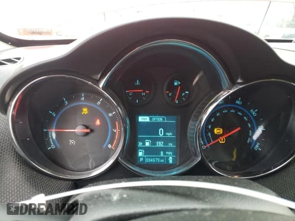 ✅ 2014 Chevrolet Cruze 2LT • VIN: 1G1PE5SB3E7161557 • Lot: 44260345. Listed on Copart with 94,679 mi. Free auction sales archive from the USA and detailed vehicle history report at DreamBid. Image 9.