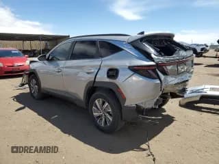 ✅ 2022 Hyundai Tucson Blue • VIN: KM8JBCA17NU045441 • Lot: 53916684. Wystawiony na Copart z przebiegiem 63 472 mil. Bezpłatny archiwum sprzedaży aukcyjnych z USA i szczegółowy raport historii pojazdu na DreamBid. Zdjęcie 2.