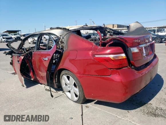 ✅ 2011 Lexus LS 460 • VIN: JTHBL5EF3B5108143 • Lot: 66069565. Listed on Copart with Not provided. Free auction sales archive from the USA and detailed vehicle history report at DreamBid. Image 2.