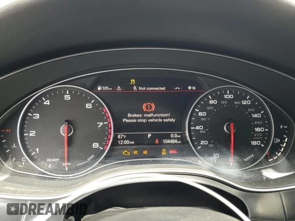 ✅ 2017 Audi A6 Prestige • VIN: WAUH2AFC4HN061710 • Лот: 48292035. Опубликован ранее на Copart с пробегом 104 484 миль. Бесплатный доступ к архиву аукционных продаж из США и подробный отчёт об истории автомобиля на DreamBid. Изображение 9.