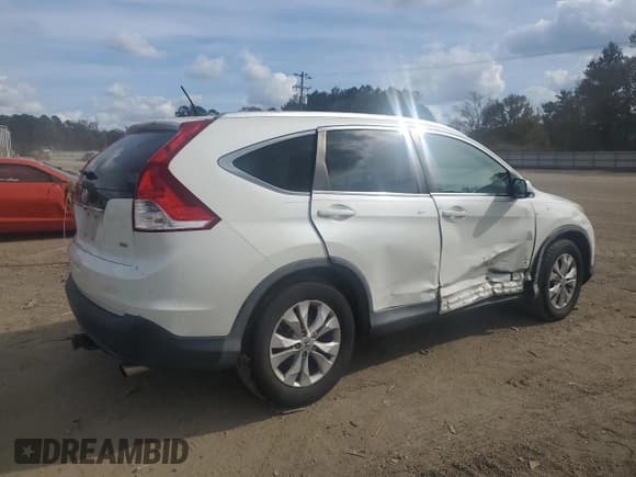 ✅ 2013 Honda CR-V EX-L • VIN: 5J6RM3H70DL011691 • Lot: 93499905. Listed on Copart with 173,721 mi. Free auction sales archive from the USA and detailed vehicle history report at DreamBid. Image 3.