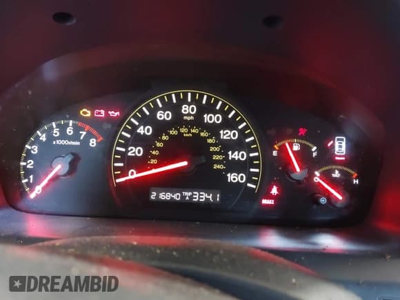 ✅ 2004 Honda Accord DX • VIN: 1HGCM55184A138824 • Lot: 43011734. Listed on IAAI with 216,840 mi. Free auction sales archive from the USA and detailed vehicle history report at DreamBid. Image 7.