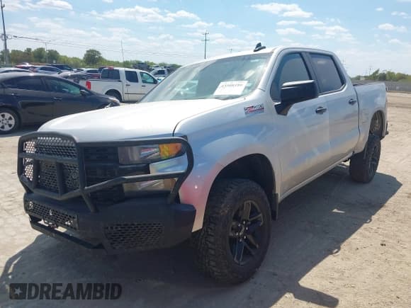 ✅ 2021 Chevrolet Silverado 1500 Custom Trail Boss • VIN: 1GCPYCEF2MZ365674 • Lot: 43308180. Listed on IAAI with 61,944 mi. Free auction sales archive from the USA and detailed vehicle history report at DreamBid. Image 2.