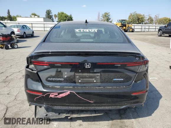 2025 Honda Accord Sport-L with VIN 1HGCY2F78SA056627, listed as a Copart auction lot 81959995 with 11,645 mi miles and Salvage title. Bid and sale history available at DreamBid. Image 6.