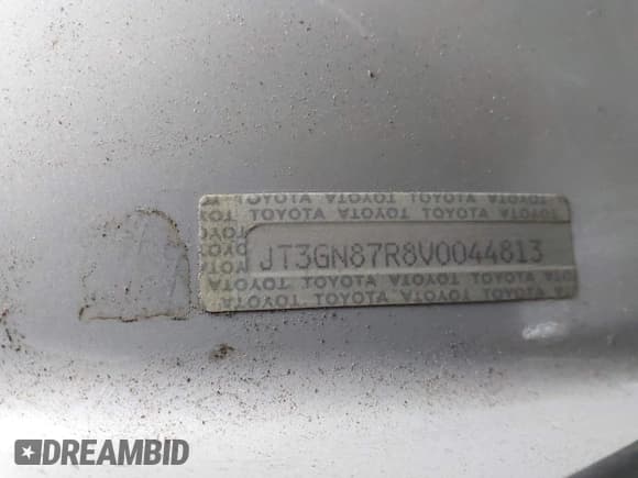 ✅ 1997 Toyota 4Runner Limited • VIN: JT3GN87R8V0044813 • Lot: 42457711. Listed on IAAI with 228,848 mi. Free auction sales archive from the USA and detailed vehicle history report at DreamBid. Image 9.