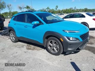 ✅ 2023 Hyundai Kona SEL • VIN: KM8K6CAB4PU001787 • Lot: 43425442. Listed on IAAI with 79,168 mi. Free auction sales archive from the USA and detailed vehicle history report at DreamBid. Image 1.