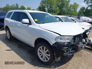 2021 Dodge Durango SXT Plus with VIN 1C4RDJAG0MC878951, listed as a IAAI auction lot 42782231 with 49,261 mi miles and . Bid and sale history available at DreamBid. Image 1.